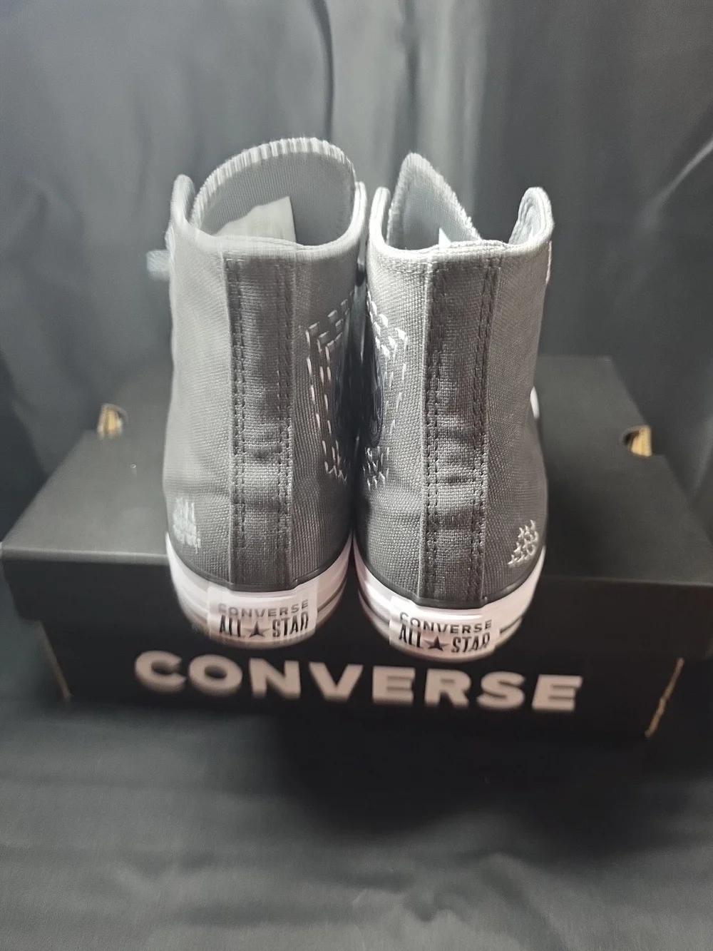 Men's Size 7 - Converse Chuck Taylor All Star High Boro Stitch - Dark Matter